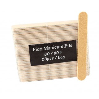 Mini wood manicure files Brown 8080  